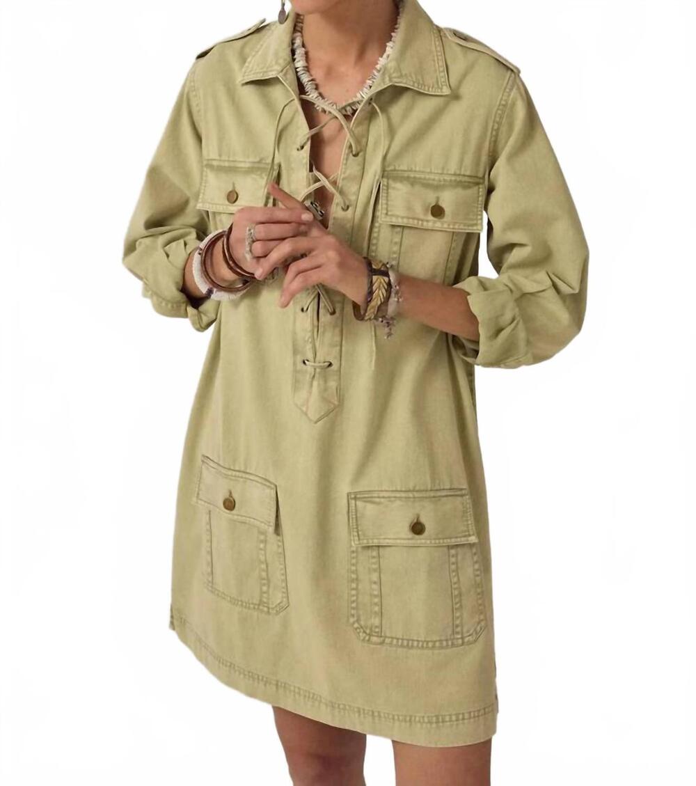 NEW MAISON HOTEL thalassa short dress in khaki